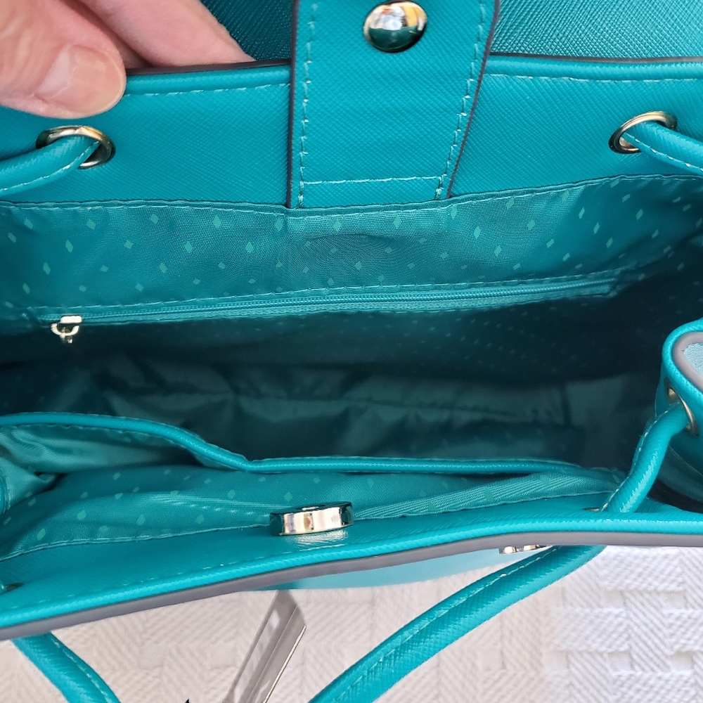 NWT Backpack Vanessa Williams Lush Peacock Blue - Picture 11 of 11